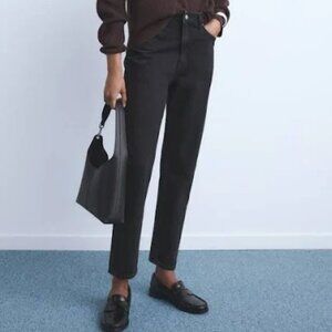 VINTAGE VERSACE JEANS COUTURE HIGH RISE ANKLE MOM RIGID DENIM MEDUSA LOGO sz 27